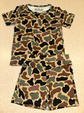 Camo Bamboo 2Pc Short Set
