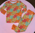 Orange Patchwork Bamboo