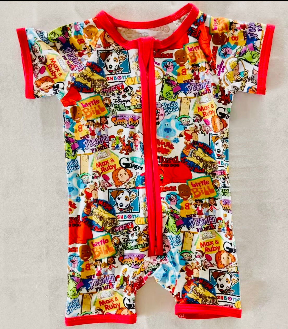 Retro Cartoon Crew Shorties