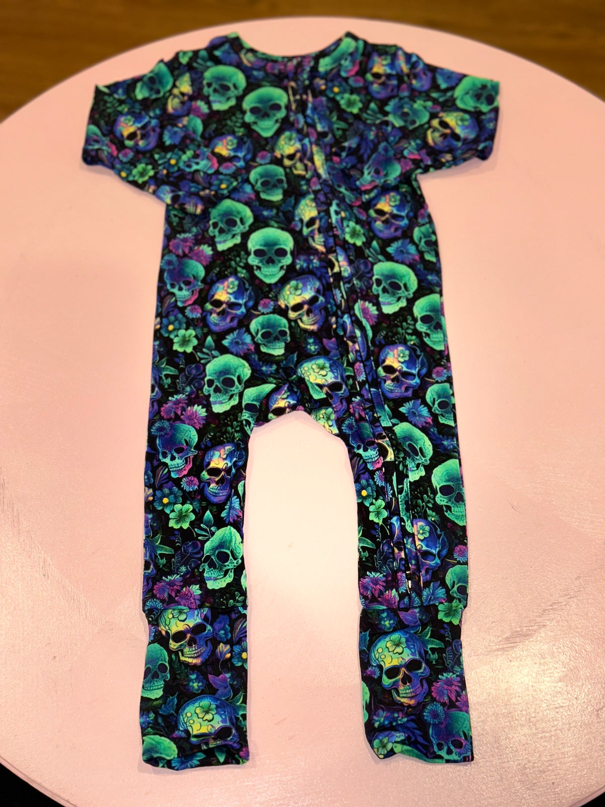Neon Garden Skulls