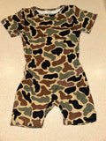 Camo No Zip Bamboo Shorties
