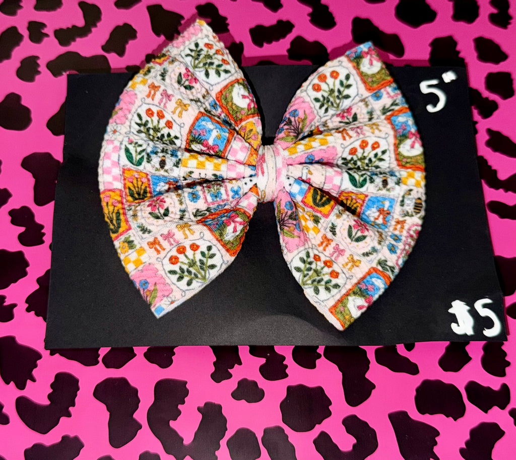 🌷 Garden Party Bow