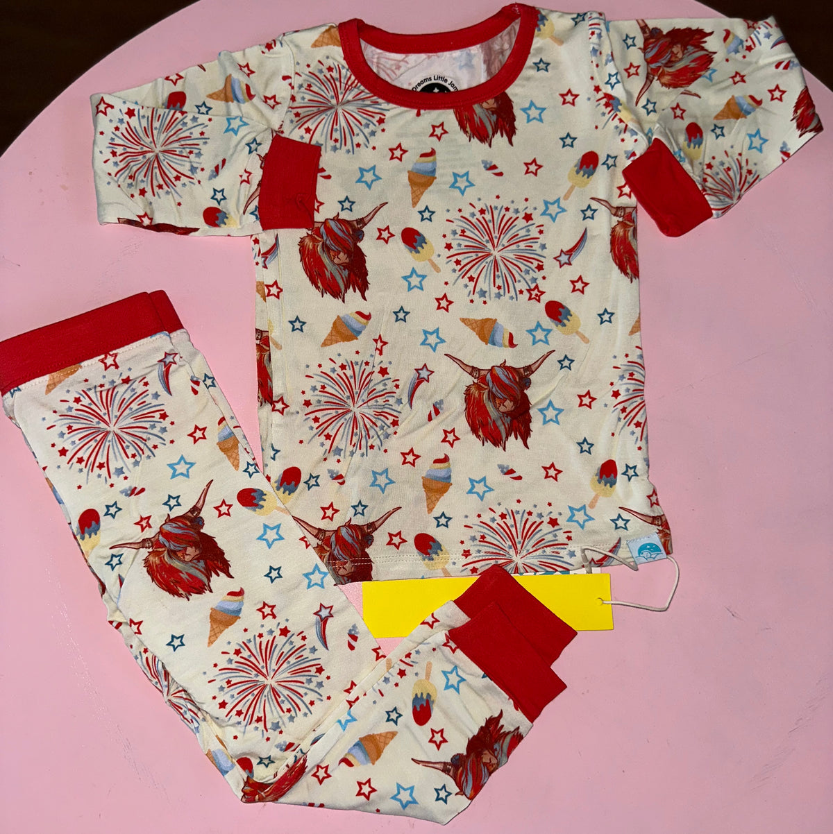 Red, White & Moo Bamboo