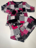 🖤🩷 Hot Pink Workwear Patchwork