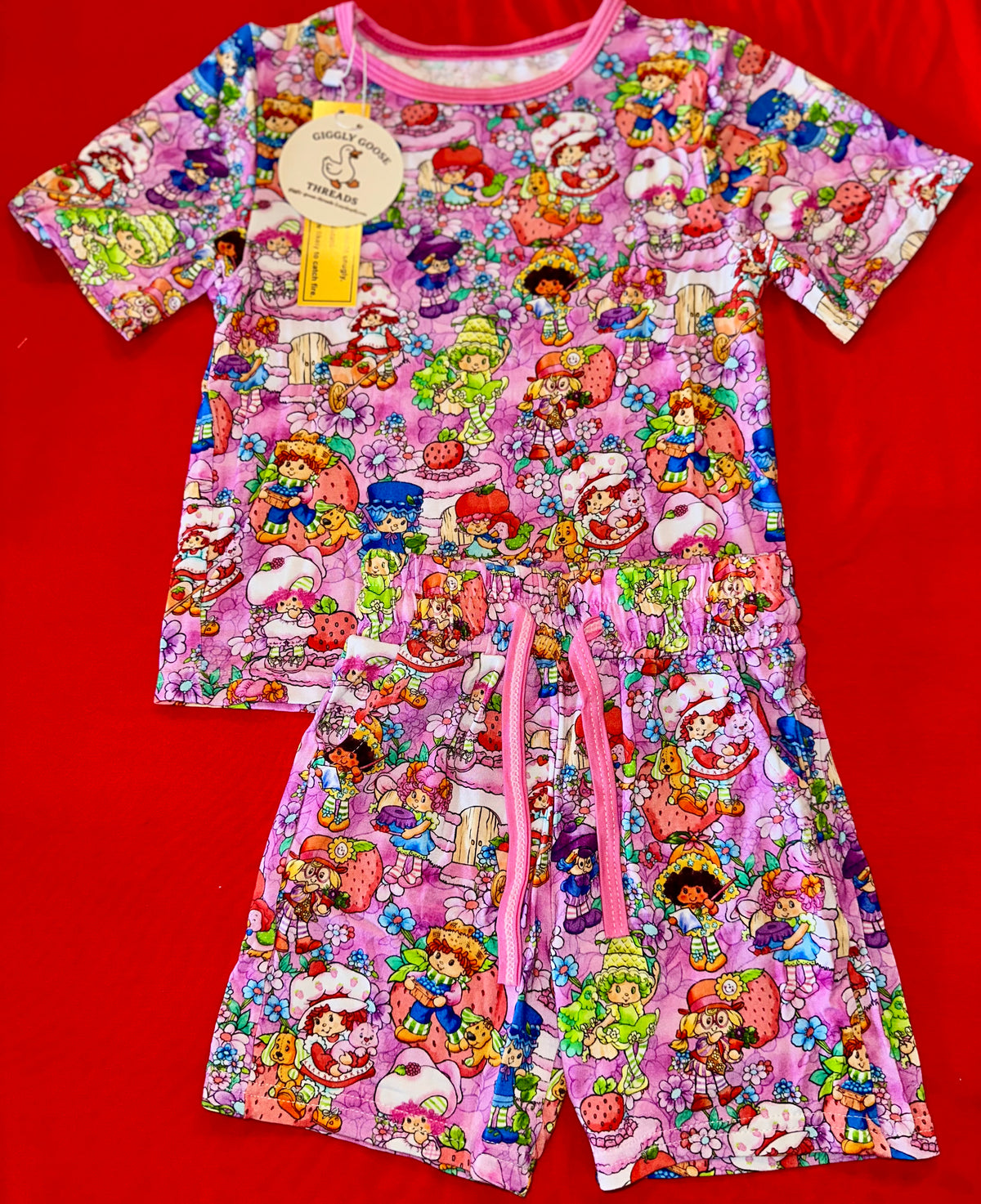 🍓 Strawberry Storybook Lounge Set 🍓