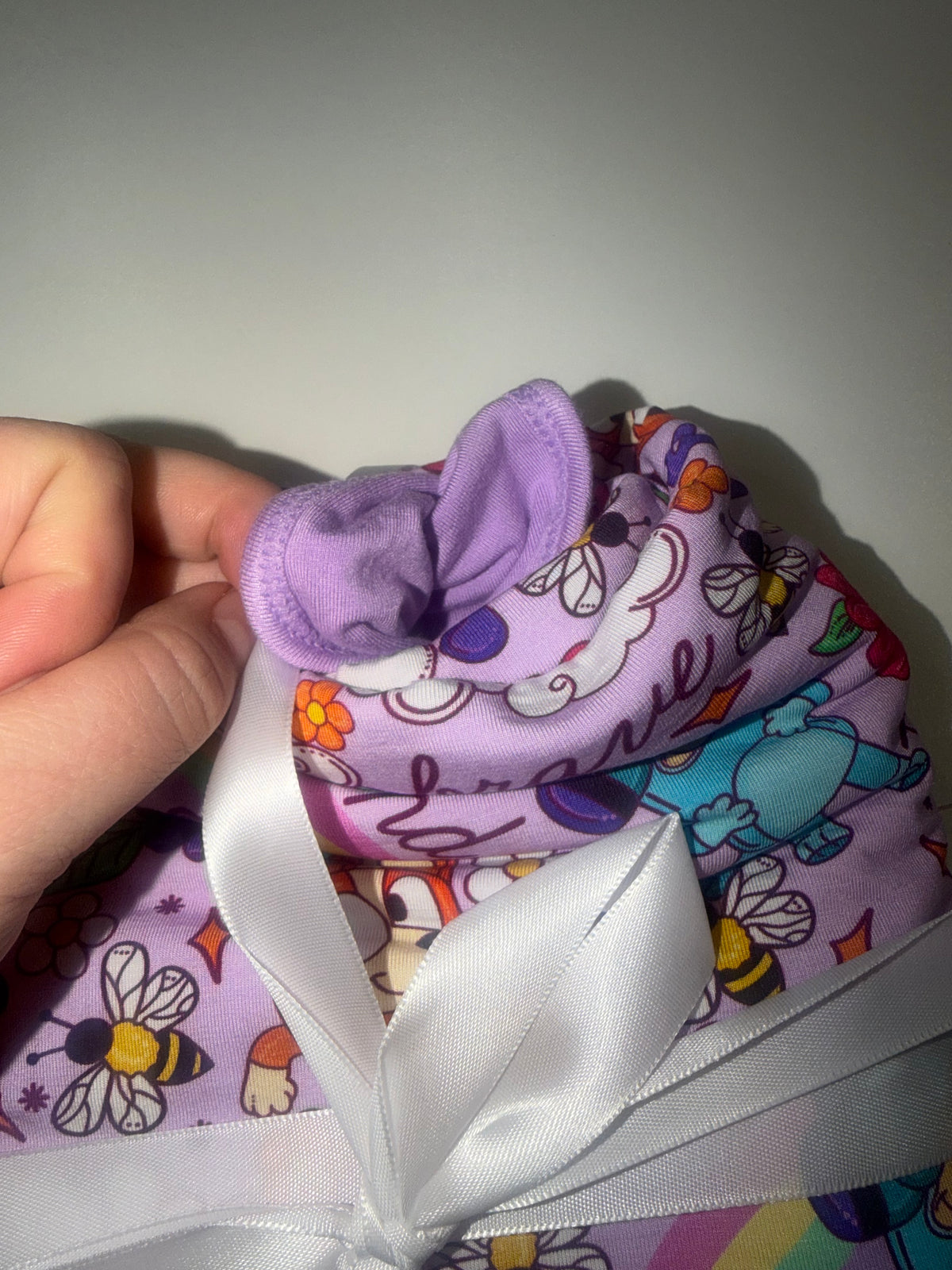 Brave Little Blue Pup Bamboo Blanket