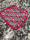 Pink Soccer Lovey