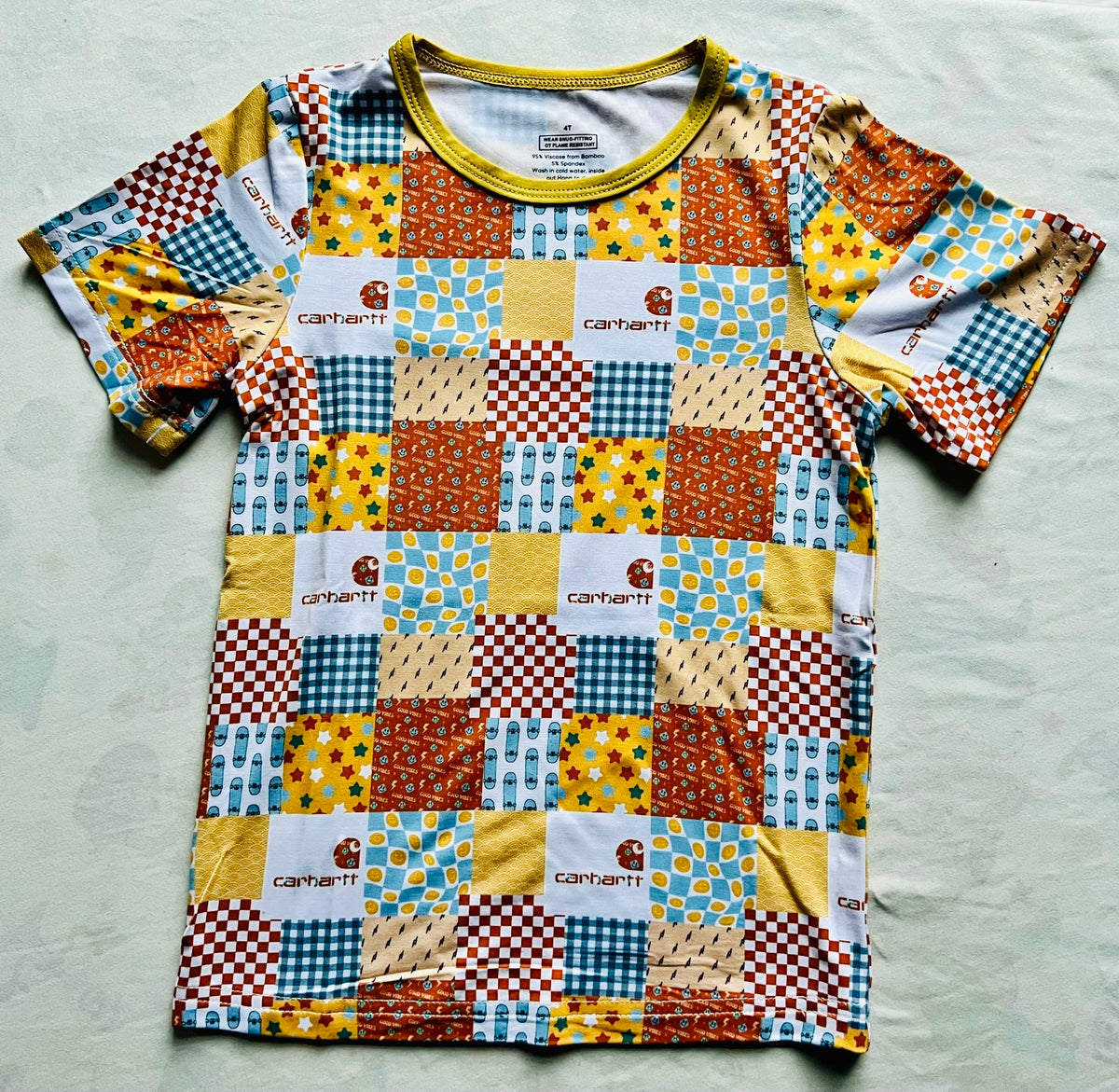 Yellow Patchwork Carhartt 2Pc Set