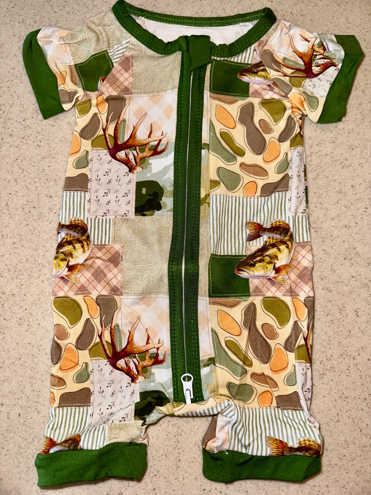 Gone Fishin’ Patchwork Shortie🎣