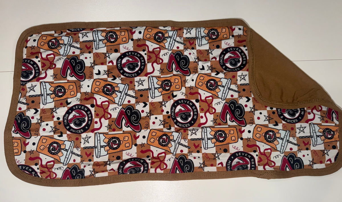 Emotional Support Brew Burp Cloth☕🤎