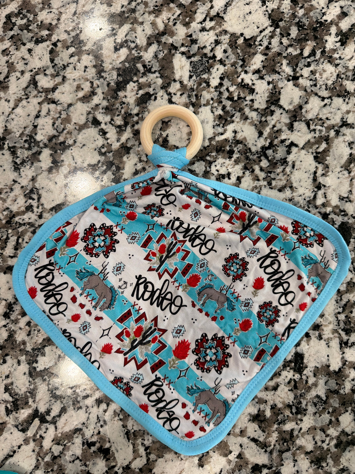 Light Blue Rodeo Lovey