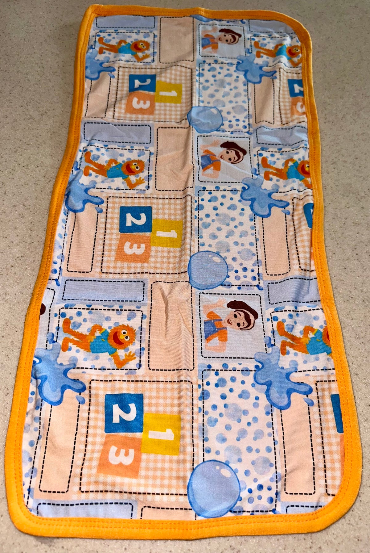 Splish Splash Street Burp Cloth
