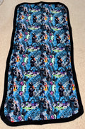 Neon Monster Trucks Burp Cloth