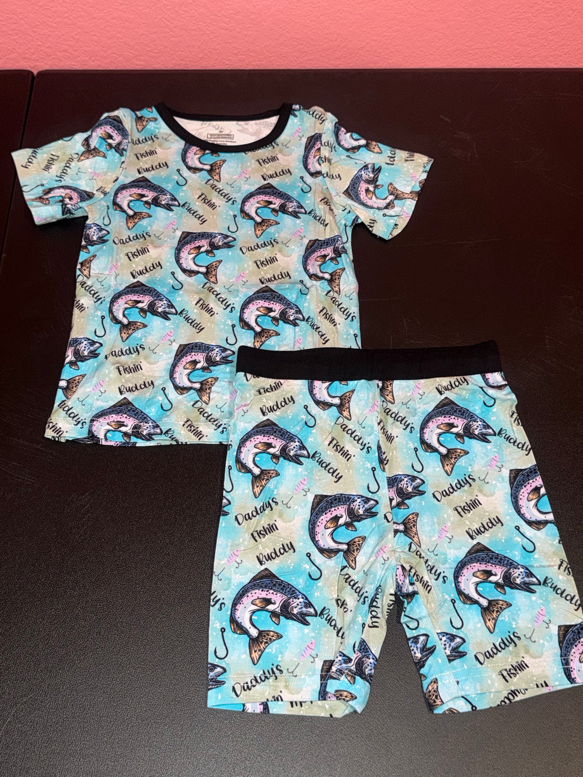 🎣 Daddy’s Fishin’ Buddy 2Pc Short Set